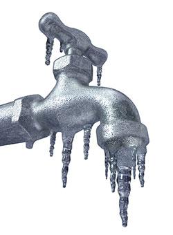 frozen spigot faucet